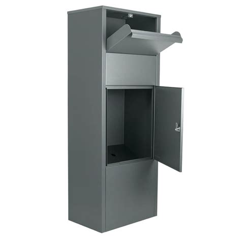 freestanding parcel slot mailbox